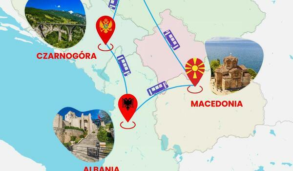  Poznajemy Bałkany - Czarnogóra, Albania, Macedonia, - rekreacja i zwiedzanie